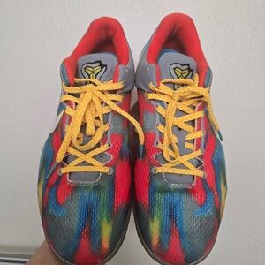 Nike Multicolor Athletic Shoes with Yellow Accents